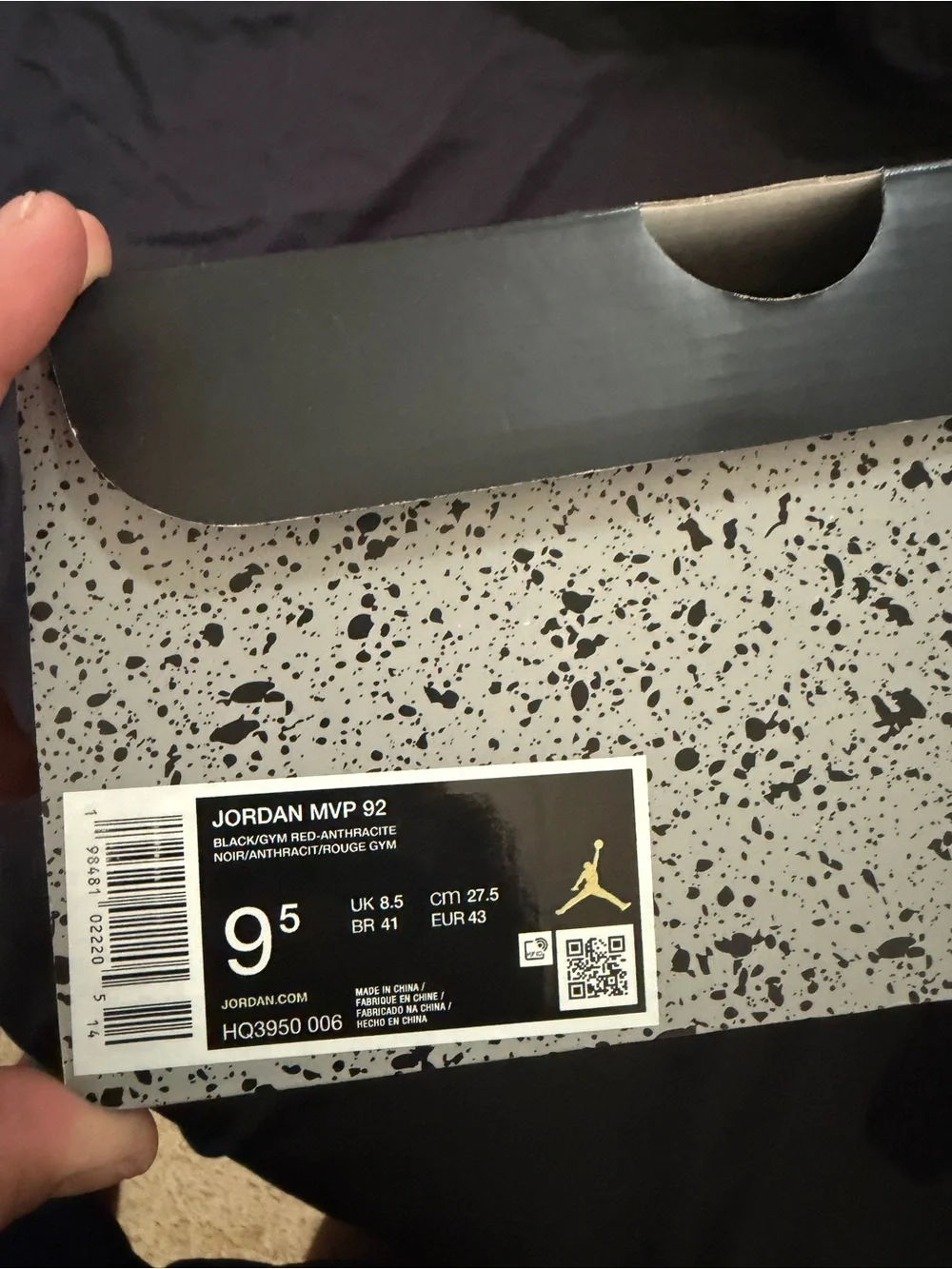 Nike Jordan MVP 92 Men’s 9.5